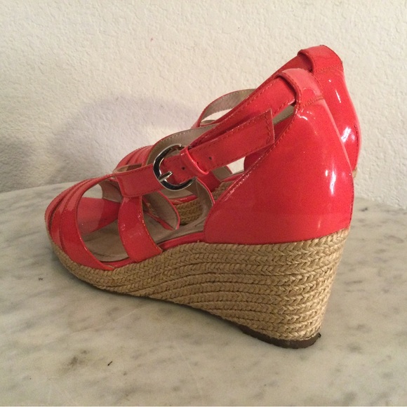 L. K. Bennett London Coral Wedge Sandals - Picture 5 of 16